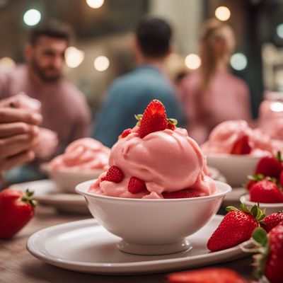 Gelato alla fragola