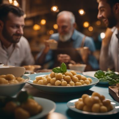 Gnocchi di pane in brodo