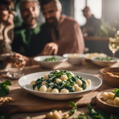 Gnocchi di ricotta e spinachi