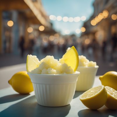 Granita al limone