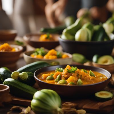 Guiso de flor de calabaza