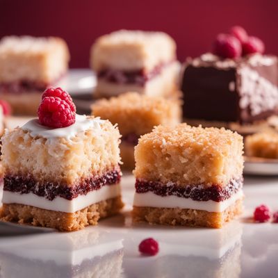 Jam and Cream Lamingtons