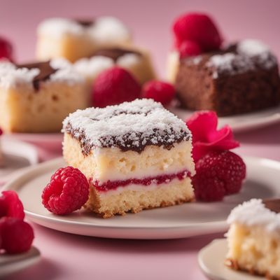 Jam and Cream Lamingtons