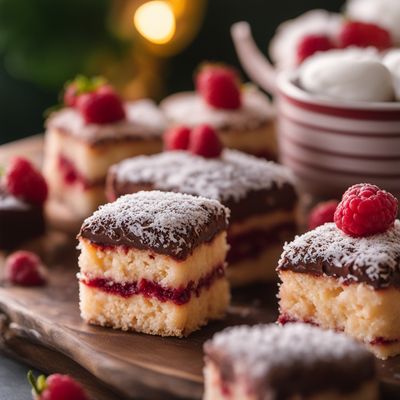 Jam and Cream Lamingtons