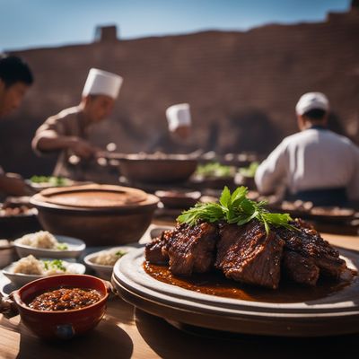 Jiayuguan grilled lamb