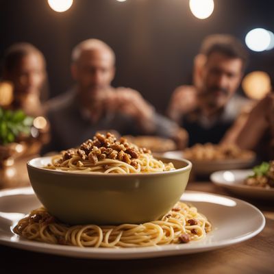 Linguine con le noci