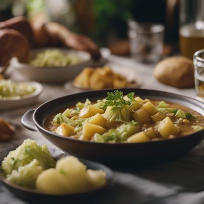 Minestra di patate e verza