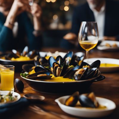 Moules au safran