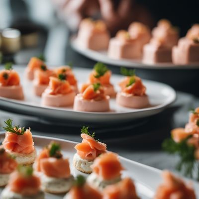 Mousse de saumon canapés