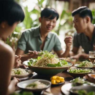 Nộm hoa chuối