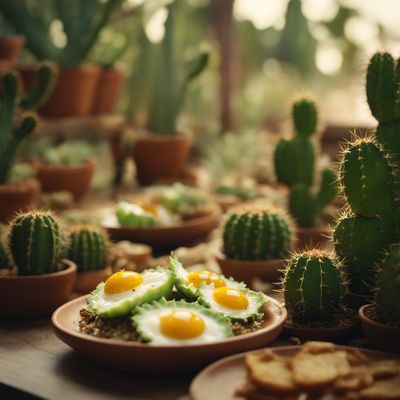 Nopales con huevo