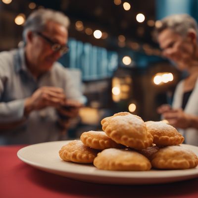 Oreillettes Provençales  Traditional Deep-fried Dessert From Provence,  France