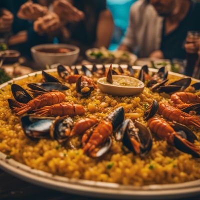 Paella de mariscos