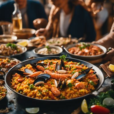 Paella de mariscos