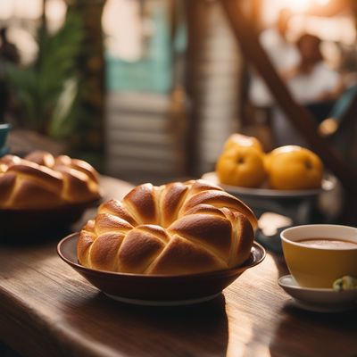 Pan trenza Colombiano