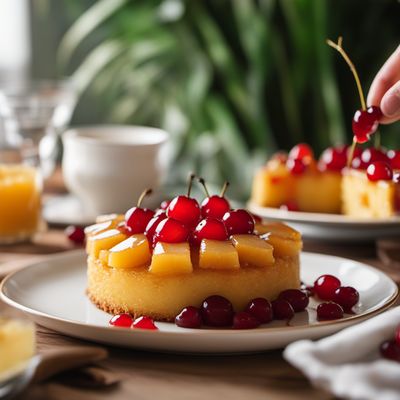 Pineapple upside down cake