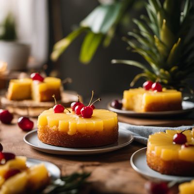 Pineapple upside down cake