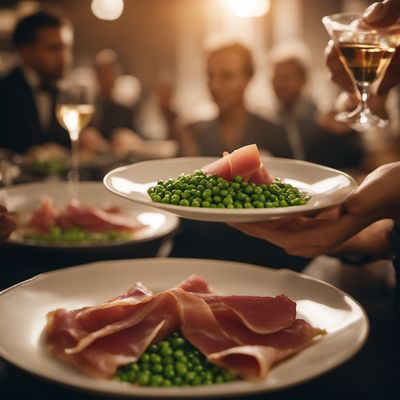 Piselli con prosciutto