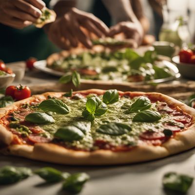 Pizza pesto Genovese