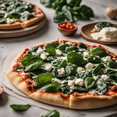 Pizza ricotta e spinaci