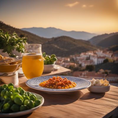 Plato de los montes de Malaga