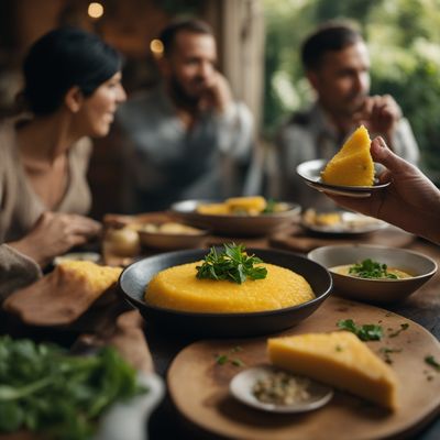 Polenta con il merluzzo