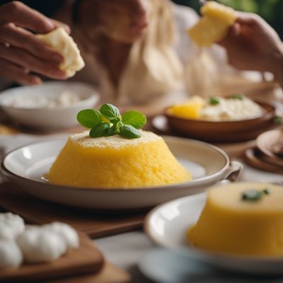 Polenta con la ricotta