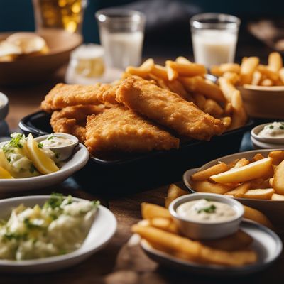 Pollock Fish and Chips