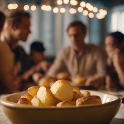 Pommes de terre soufflées