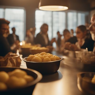 Pommes de terre soufflées