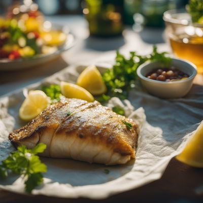 Pompano en papillote