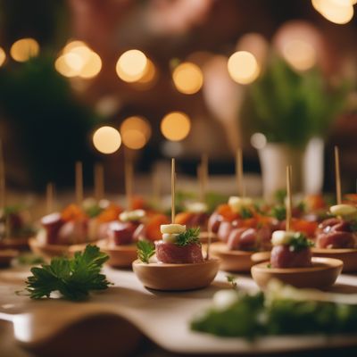 Potted Tongue Canapés