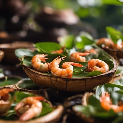 Prawns in Coconut Shells