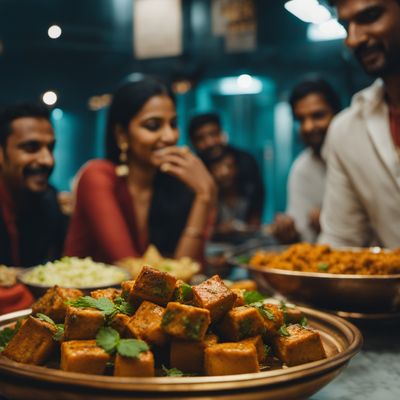 Pudina paneer tikka