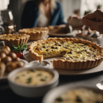 Quiche aux champignons