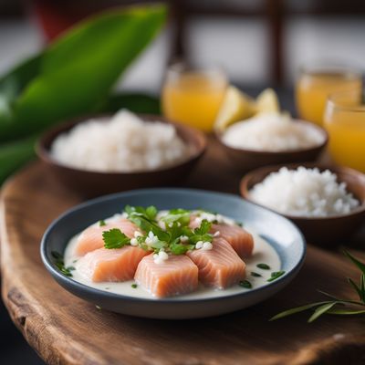 Raw Fish with Coconut Milk