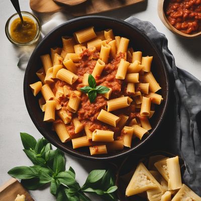 Rigatoni con la pajata