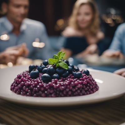 Risotto ai mirtilli