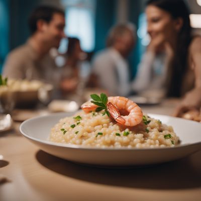 Risotto con gamberi