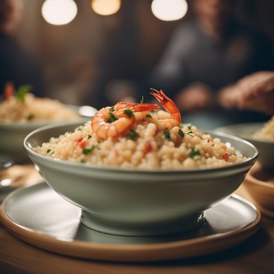 Risotto con gamberi