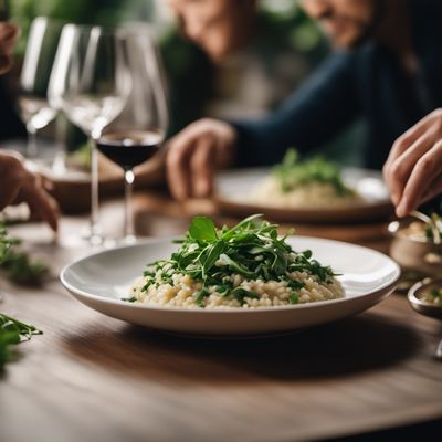 Risotto con la rucola