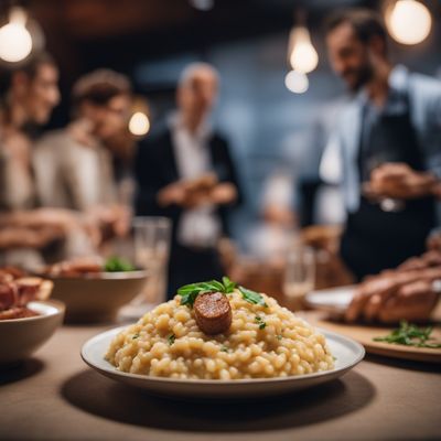 Risotto con salsiccia