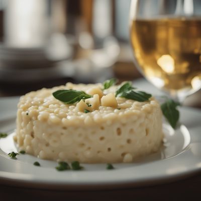 Risotto mantecato ai quattro formaggi