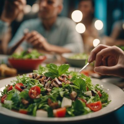 Salata od slanih inćuna