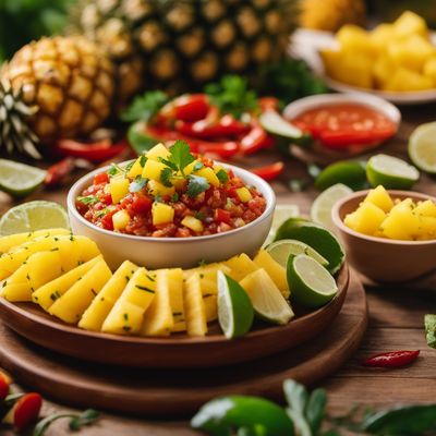 Salsa de piña picante