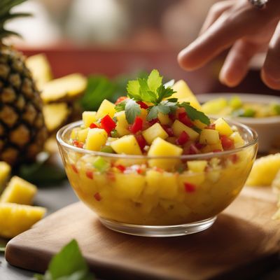 Salsa de piña picante