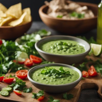 Salsa verde de cilantro