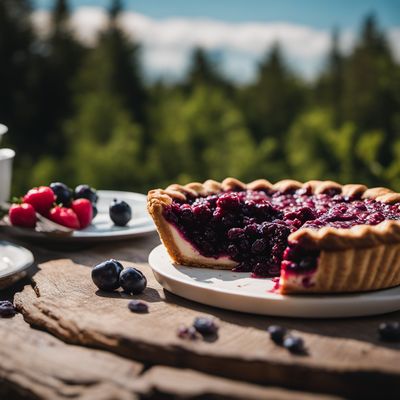 Saskatoon Berry Pie