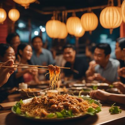 Satay bee hoon