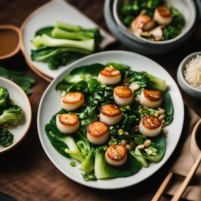 Scallops with Bok Choy